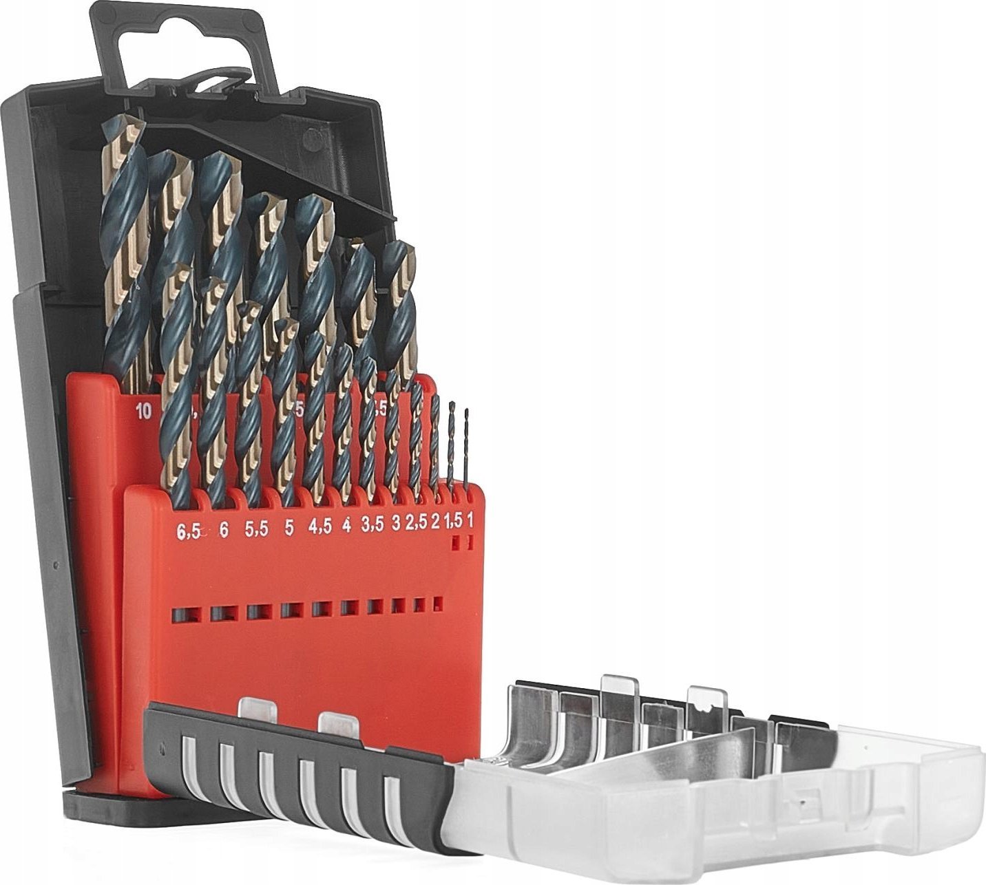 Wiertło Tvardy Zestaw wierteł do metalu HSS 1.0-10.0mm 19el. (10/20)