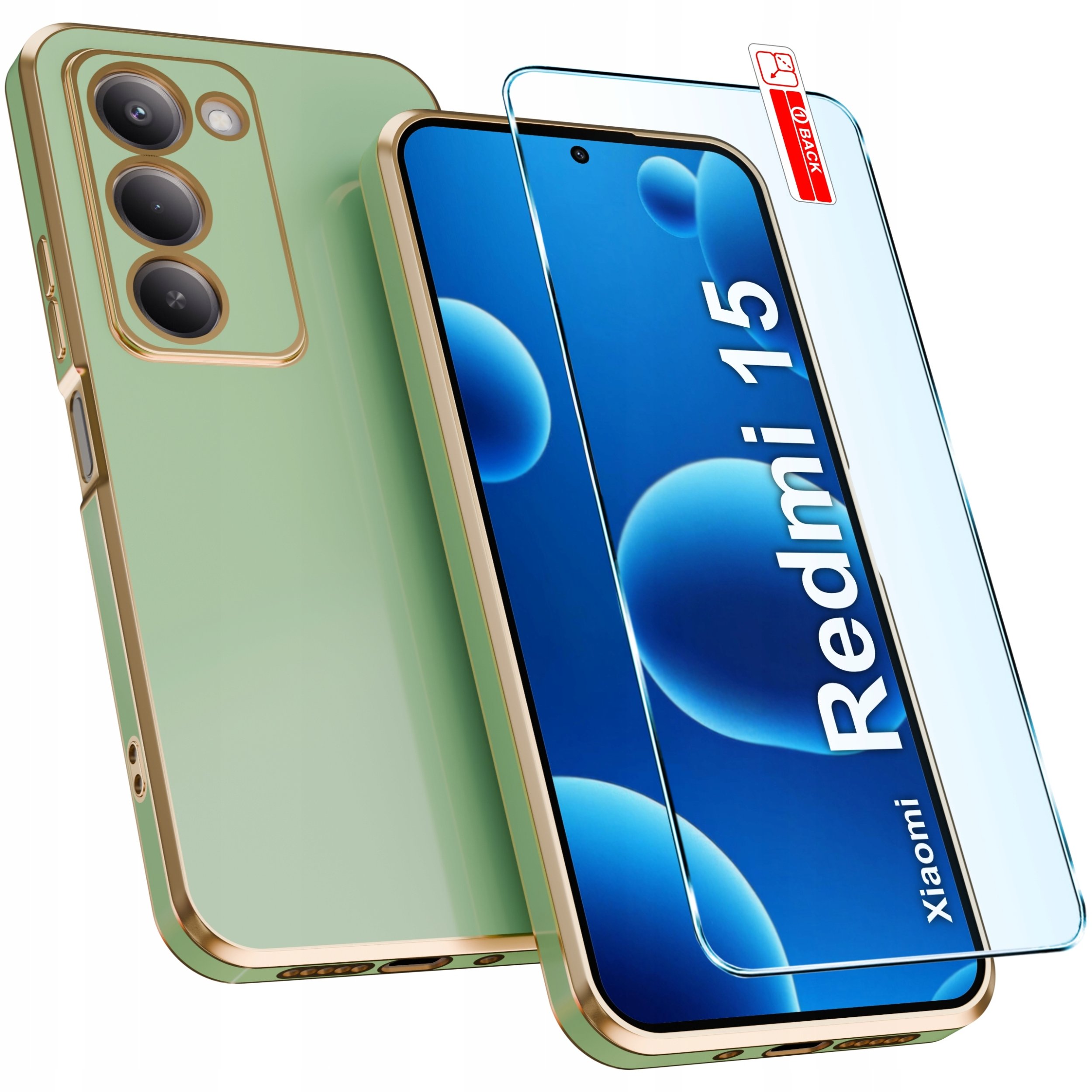 Etui do Xiaomi Redmi 15 4G | 5G CASE ELEGANCKIE GLAMOUR SLIM + Szkło 9H