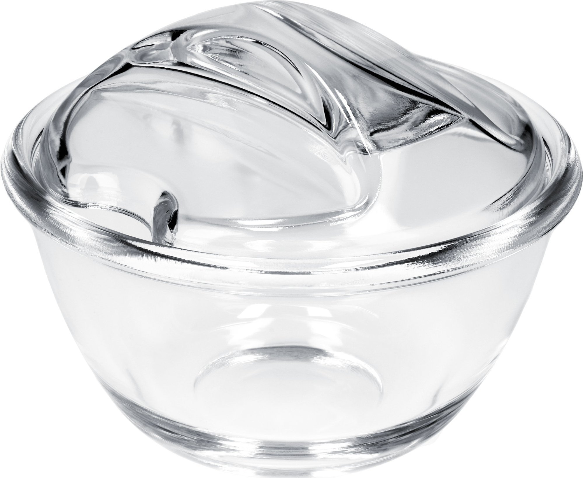 Kadax Szklana Cukiernica Z Pokrywką Pojemnik Na Cukier