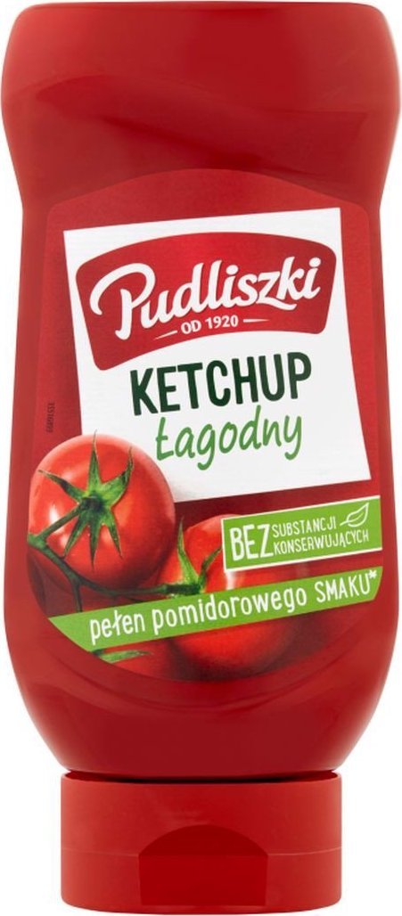 Pudliszki Pudliszki Ketchup łagodny 480 g