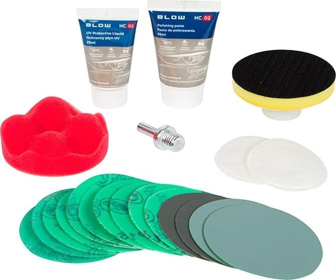 23-282# Zestaw do czyszczenia lamp samochodowych hc-03