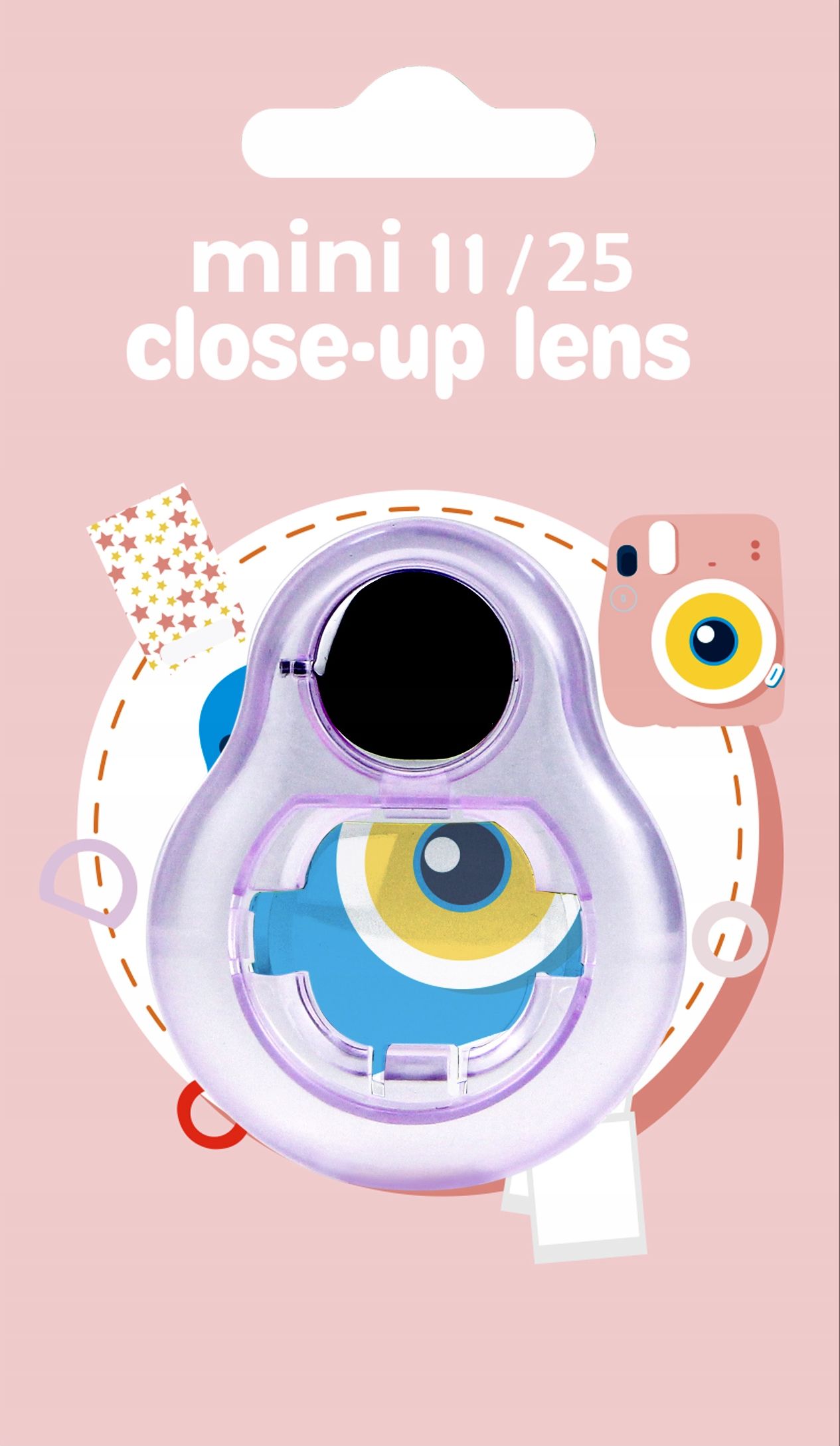 Caiul Lusterko Nasadka Do Fujifilm Instax Mini 11 Fioletowe