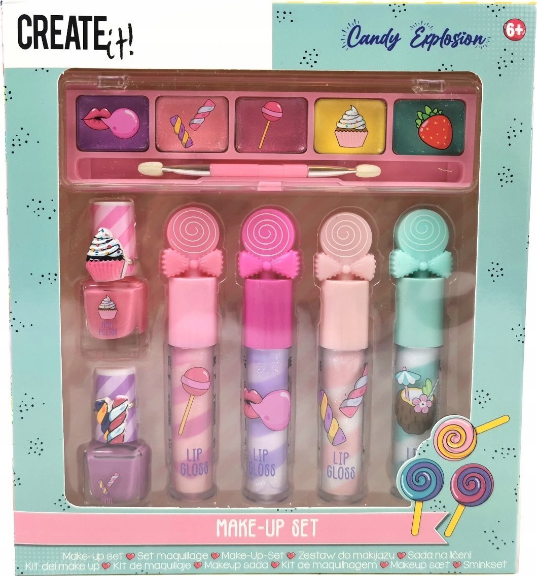 Canenco Słodki zestaw make-up Candy CREATE IT!