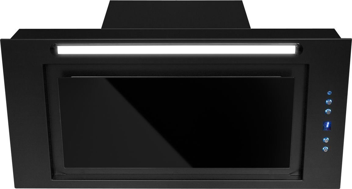 Okap Toflesz TOFLESZ Okap OK-4 Lumino 90cm Czarny Mat 850m3/h