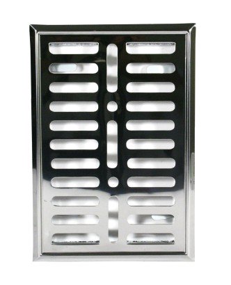 Kratka metalowa z szyldem nierdzewnym 140x210mm