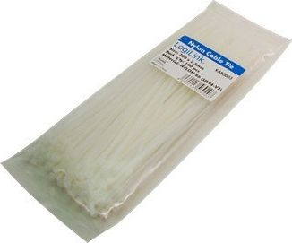 Organizer LogiLink Opaska zaciskowa Biały 100 sztuk (KAB0003)