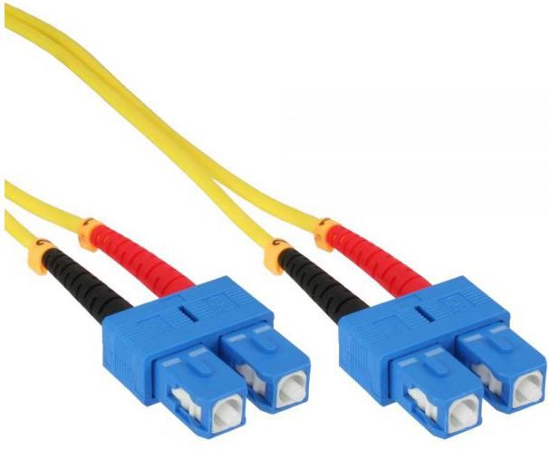 InLine Kabel światłowodowy Duplex, SC/SC, 9/125µm, OS1, 15m (82925D)