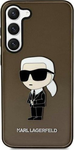 Karl Lagerfeld Etui Karl Lagerfeld KLHCS23MHNIKTCK Samsung Galaxy S23+ Plus czarny/black hardcase Ikonik Etui Karl Lagerfeld