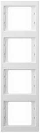 Hager Ramka poczwórna BERKER biała - 13437009