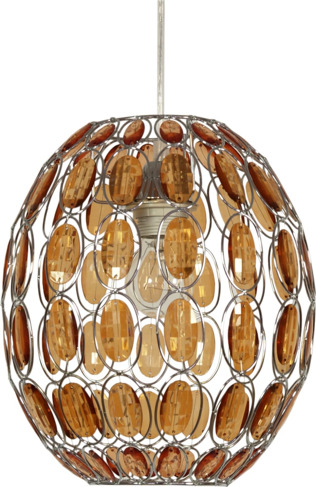 Lampa wisząca Candellux Lampa wisząca pomarańczowa Candellux SELMA 31-02860