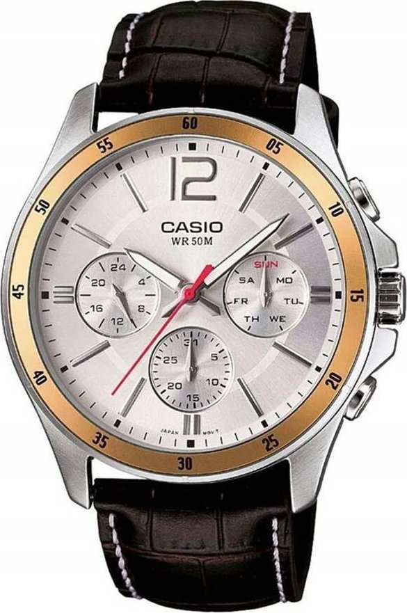 Zegarek Casio Zegarek Męski CASIO MTP-1374L-7AVDF + BOX