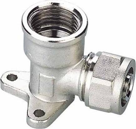 KOLANO PEX-AL-PEX CHROM Z ŁAPKAMI-1/2*16