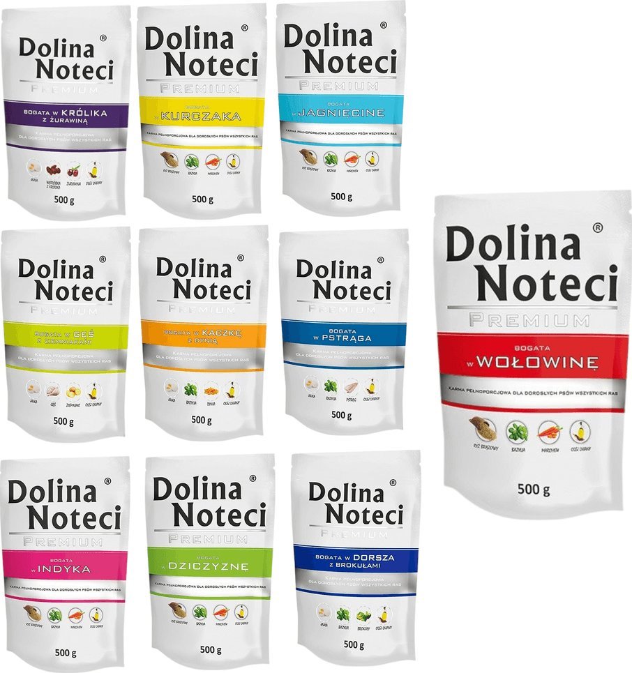 Dolina Noteci Dolina Noteci PREMIUM Mix wszystkich smaków 10x500g