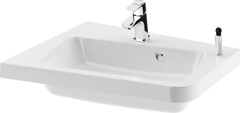 Umywalka Ravak UMYWALKA 10 550 BIAŁA LEWA Z OTW // XJIL1155000