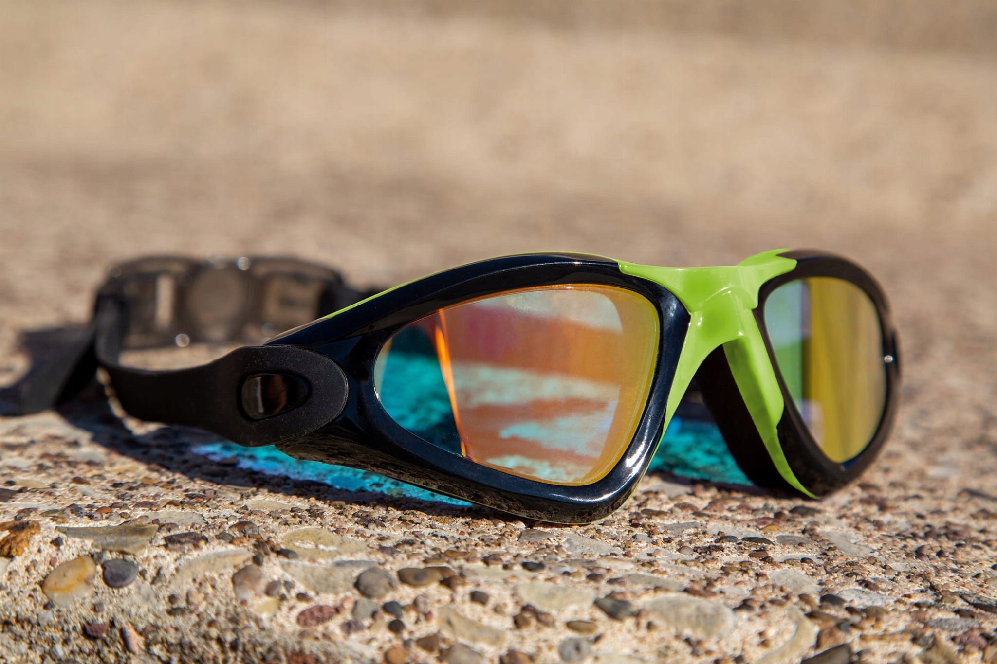 Beco Swimming googles Training CALAIS MIRROR 99043 0 black