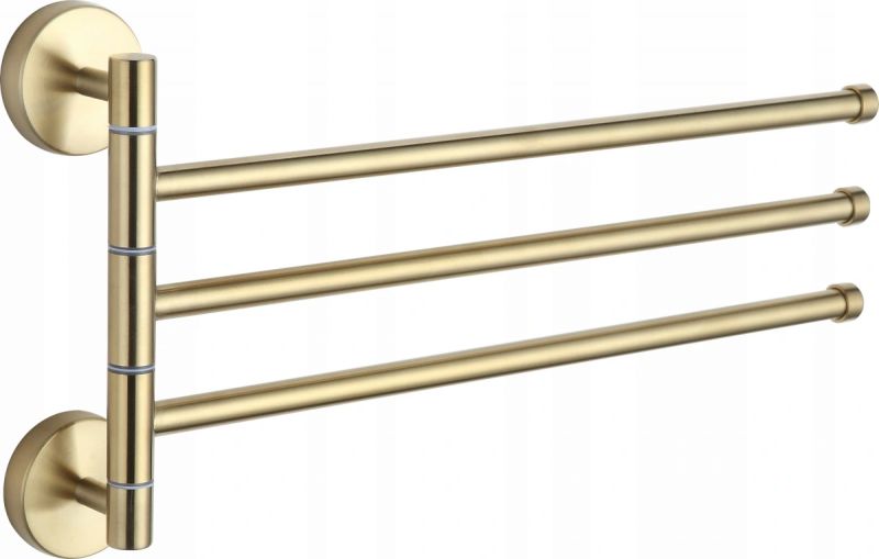 Mexen Drążek potrójny złoty