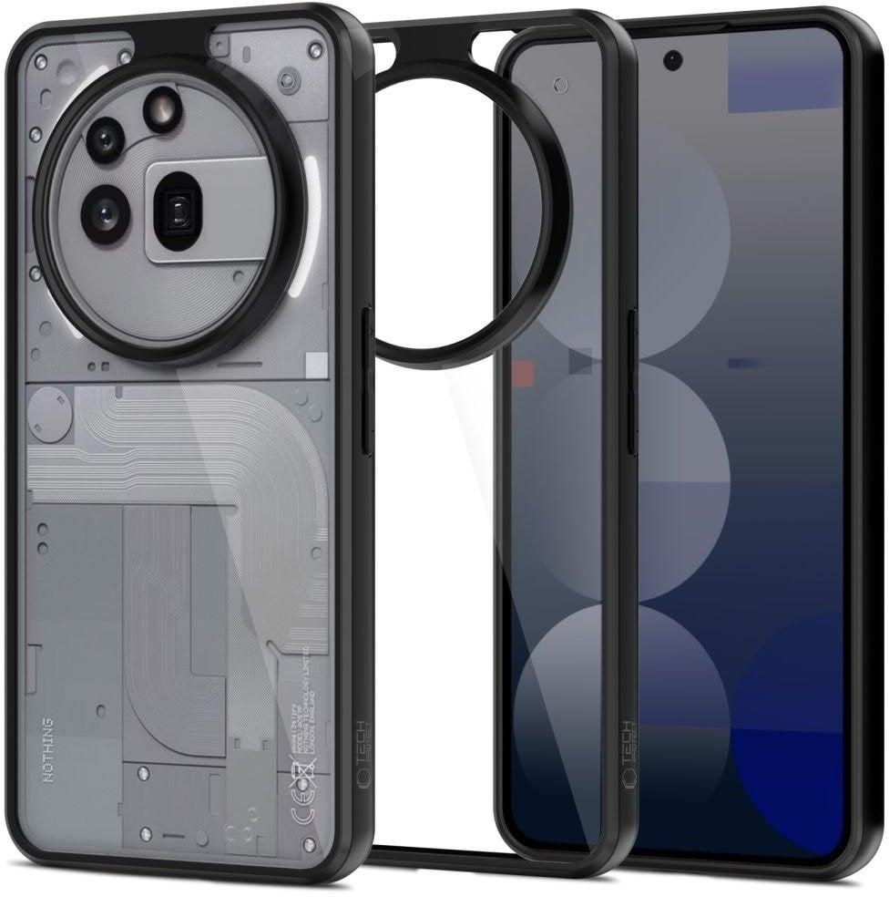 Etui Tech-Protect Magmat Nothing Phone 3a Pro Black/clear