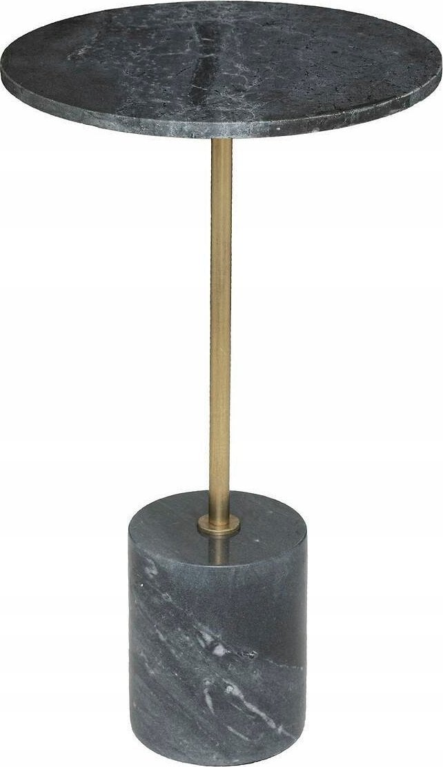 Atmosphera Stolik kawowy z marmurowym blatem Ilian, Ø 35,5 cm