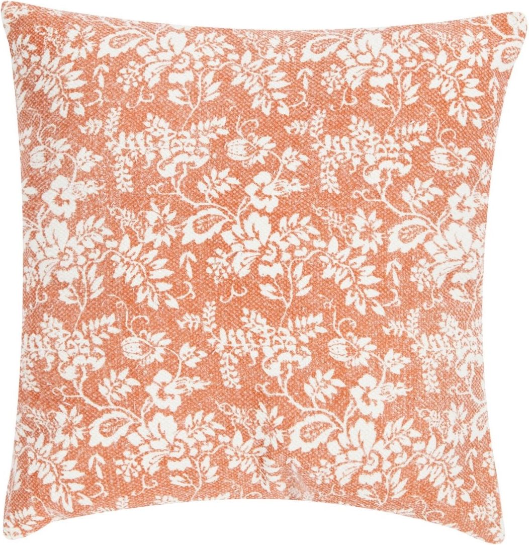 D2 Design Poduszka Flower Garden 45x45 cm pomarańczowa