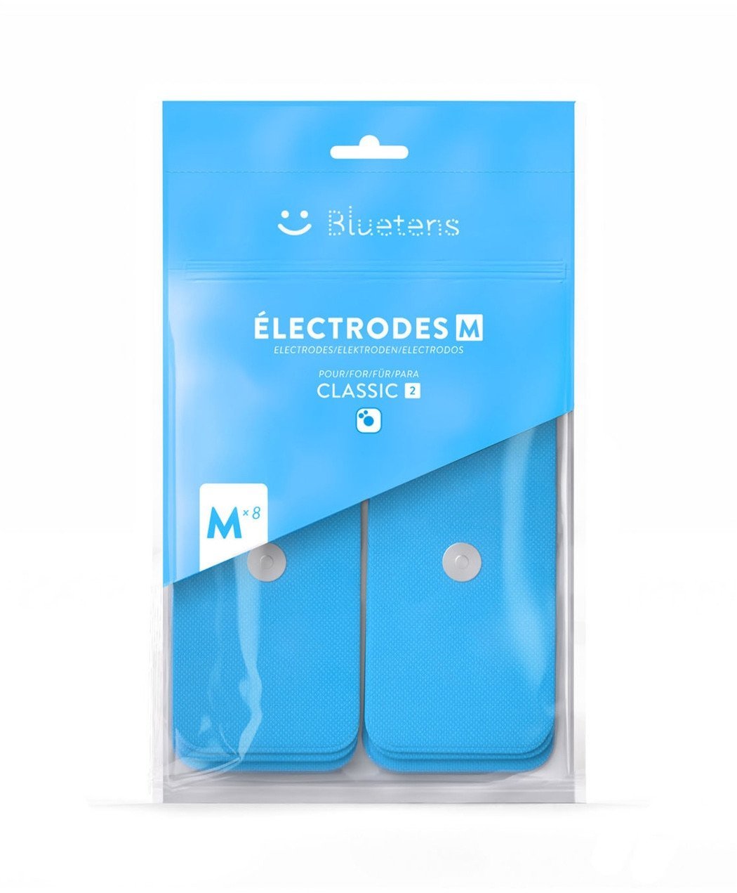 Bluetens Classic 2 Spare Magnetic Electrodes, Size M – 8 Pieces