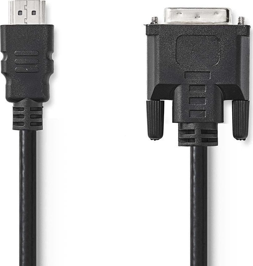 Adapter AV Nedis Nedis CCGB34800BK30 zmieniacz płci / kabli HDMI DVI-D 24+1 Czarny