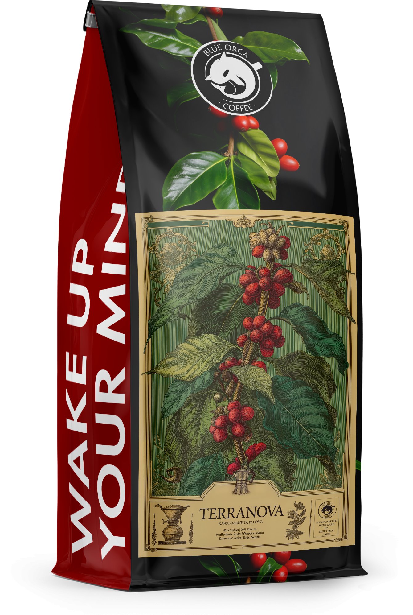 Kawa ziarnista 1kg Świeża - TERRANOVA Limited Edition idealna do ekspresu