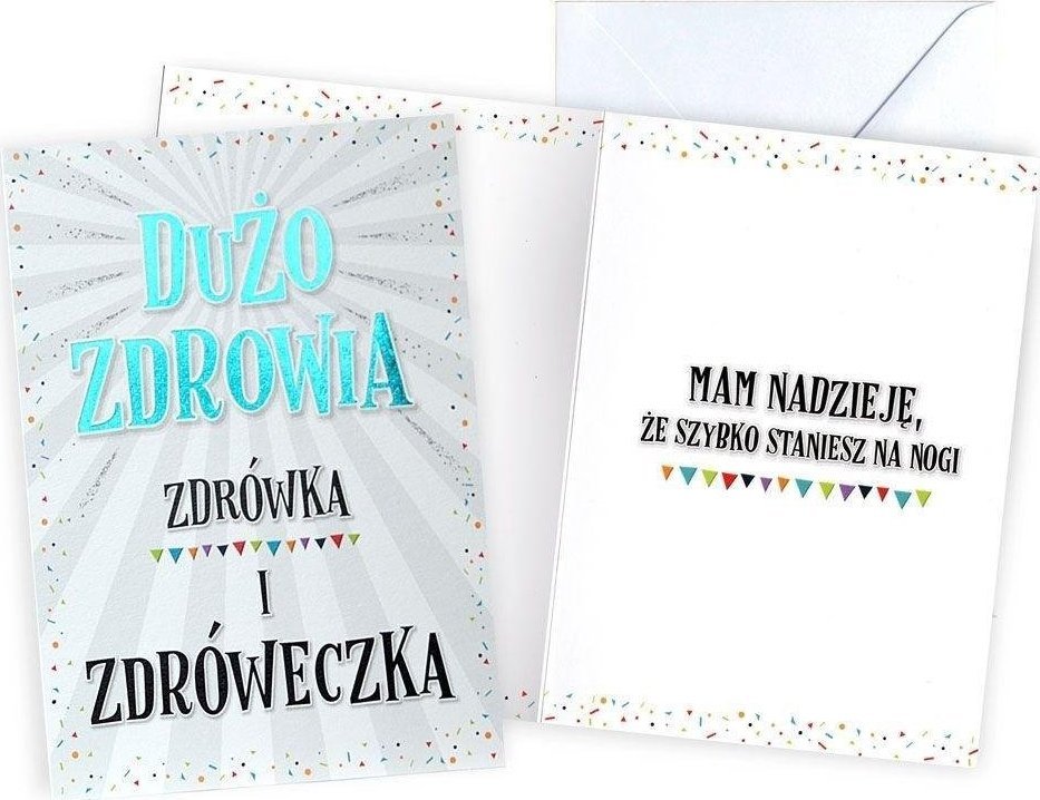 KUKARTKA KARNET V DUZO ZDROWIA V-072