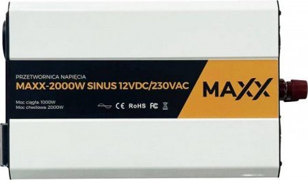 Qoltec Przetwornica napięcia Maxx Sinus 12V 1000W