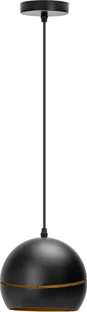 Lampa wisząca Aigostar Żelazna lampa wisząca czarna E27 Żelazna lampa wisząca czarna bez źródła światła E27