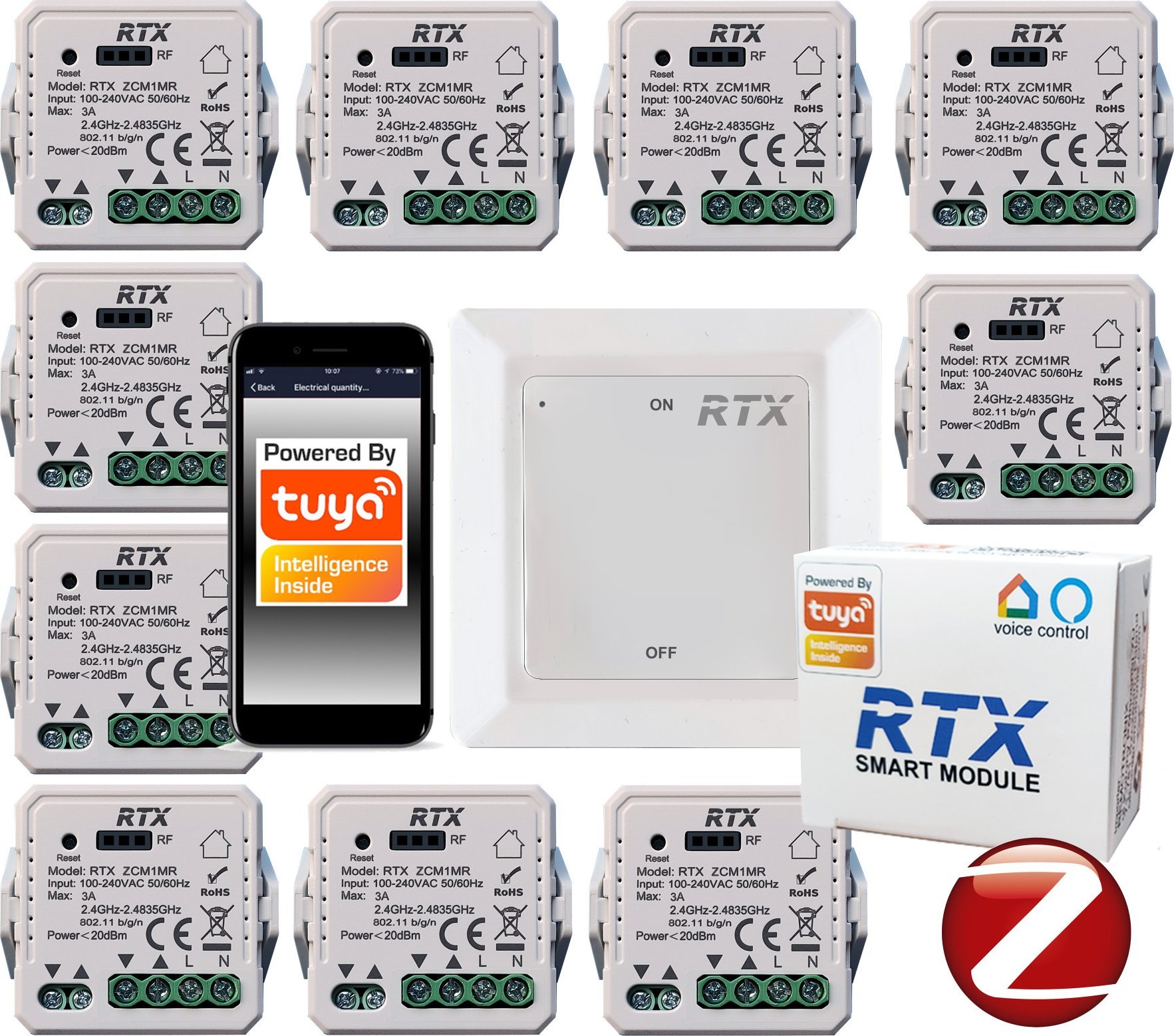 10x Sterownik Rolet TUYA Zigbee Pilot RFR1M GRATIS