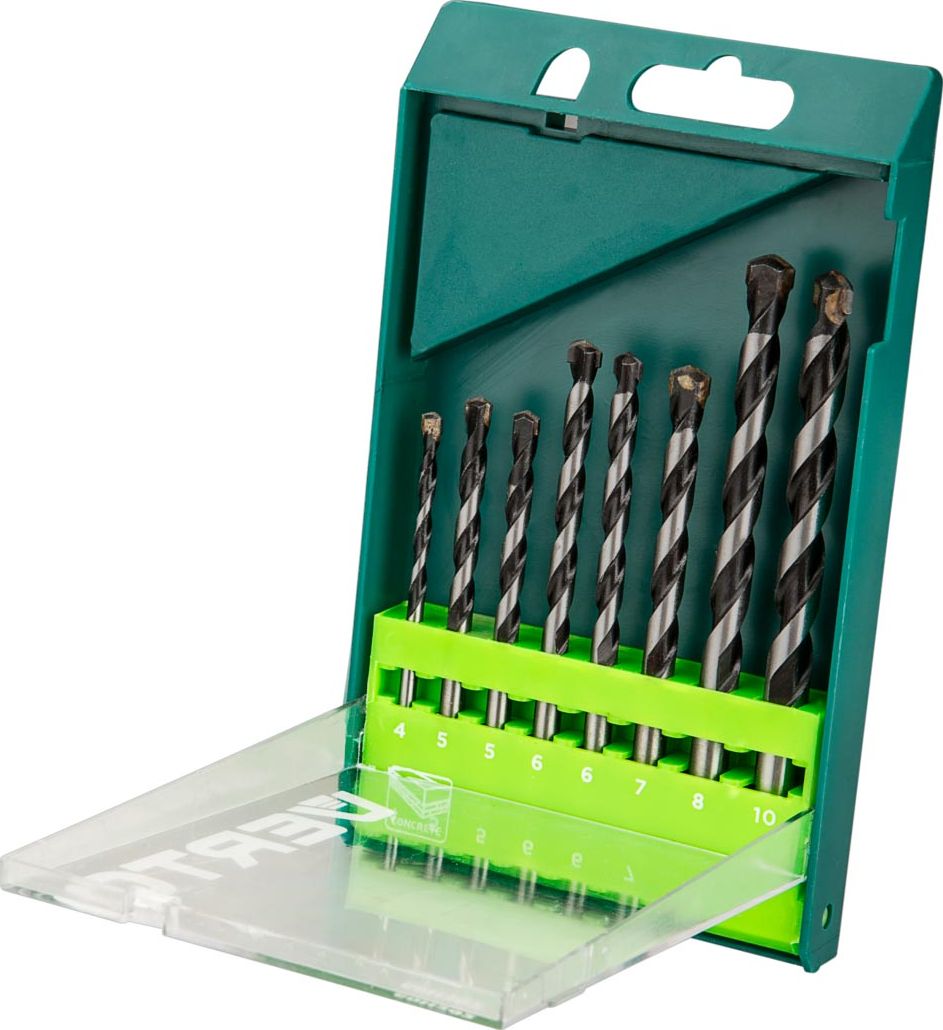 Wiertło Verto do betonu walcowe 7 4 5 6 10 8mm zestaw (60H302)