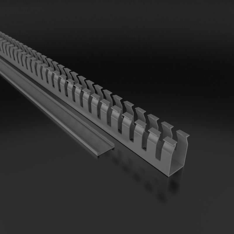 EM Group Korytko grzebieniowe 15x30 Kanał kablowy z pokrywą 1m 4/6/ 0128