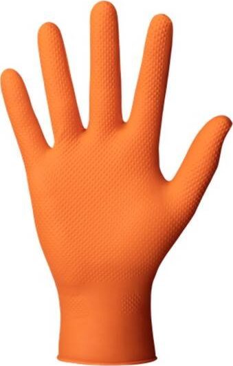 Carmotion Rękawice nitrylowe pomarańczowe Mercator GoGrip Orange 50 sztuk rozmiar S