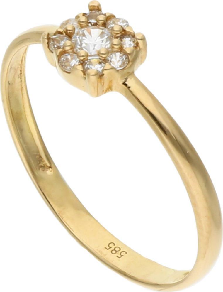 Rosanto Złoty pierścionek z cyrkonią roz. 17 585 14k