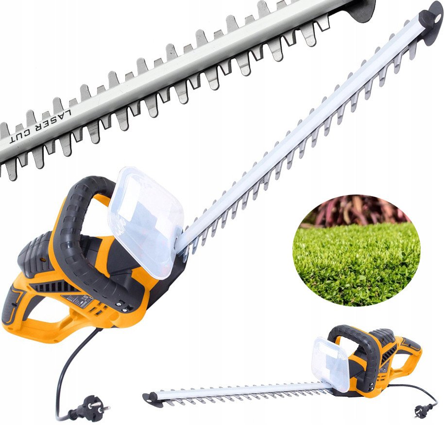 NOŻYCE ELEKTRYCZNE DIAMENT DO ŻYWOPŁOTU KRZEWÓW GAŁĘZI 50cm LASER REH5045