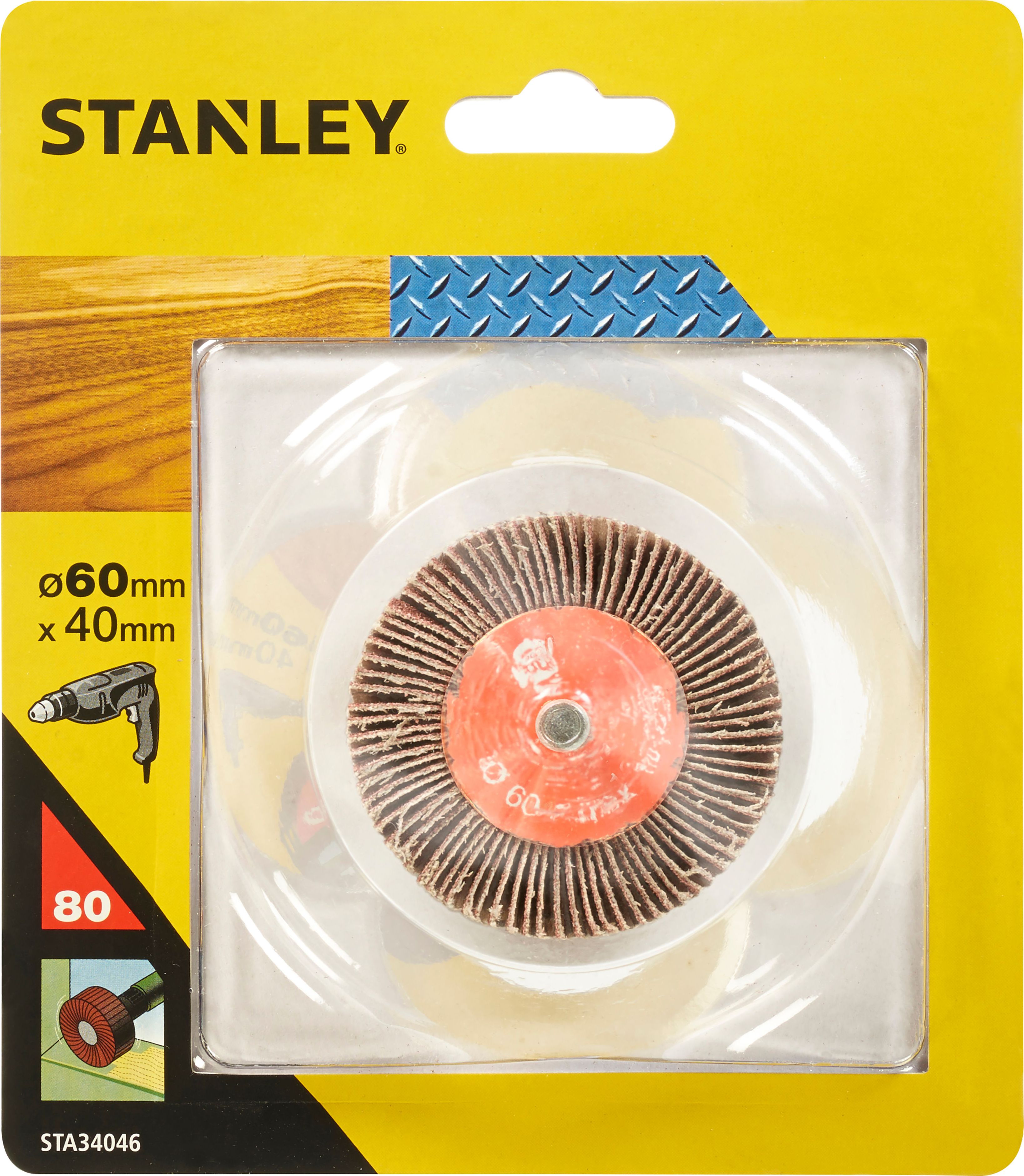 Stanley Ściernica listkowa 60x40mm,80gr,uchwyt 6mm