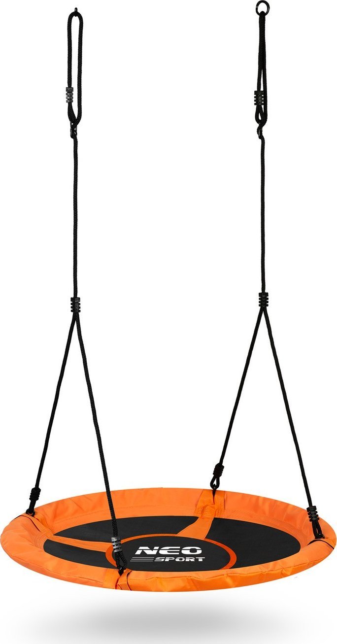 Huśtawka Neo-Sport Huśtawka bocianie gniazdo Swingo XXL pomarańczowa 95 cm