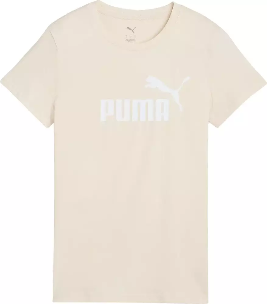 Koszulka damska Puma ESS No.1 Logo Tee beżowa 682371 87 S