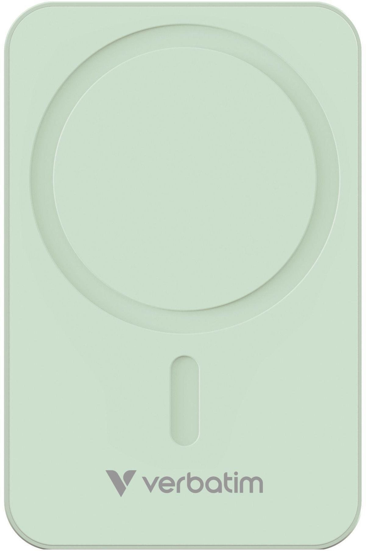 Powerbank Verbatim Charge 'n' Go Essentials Magnetic Wireless 20000mAh USB-C PD 3.0 Green