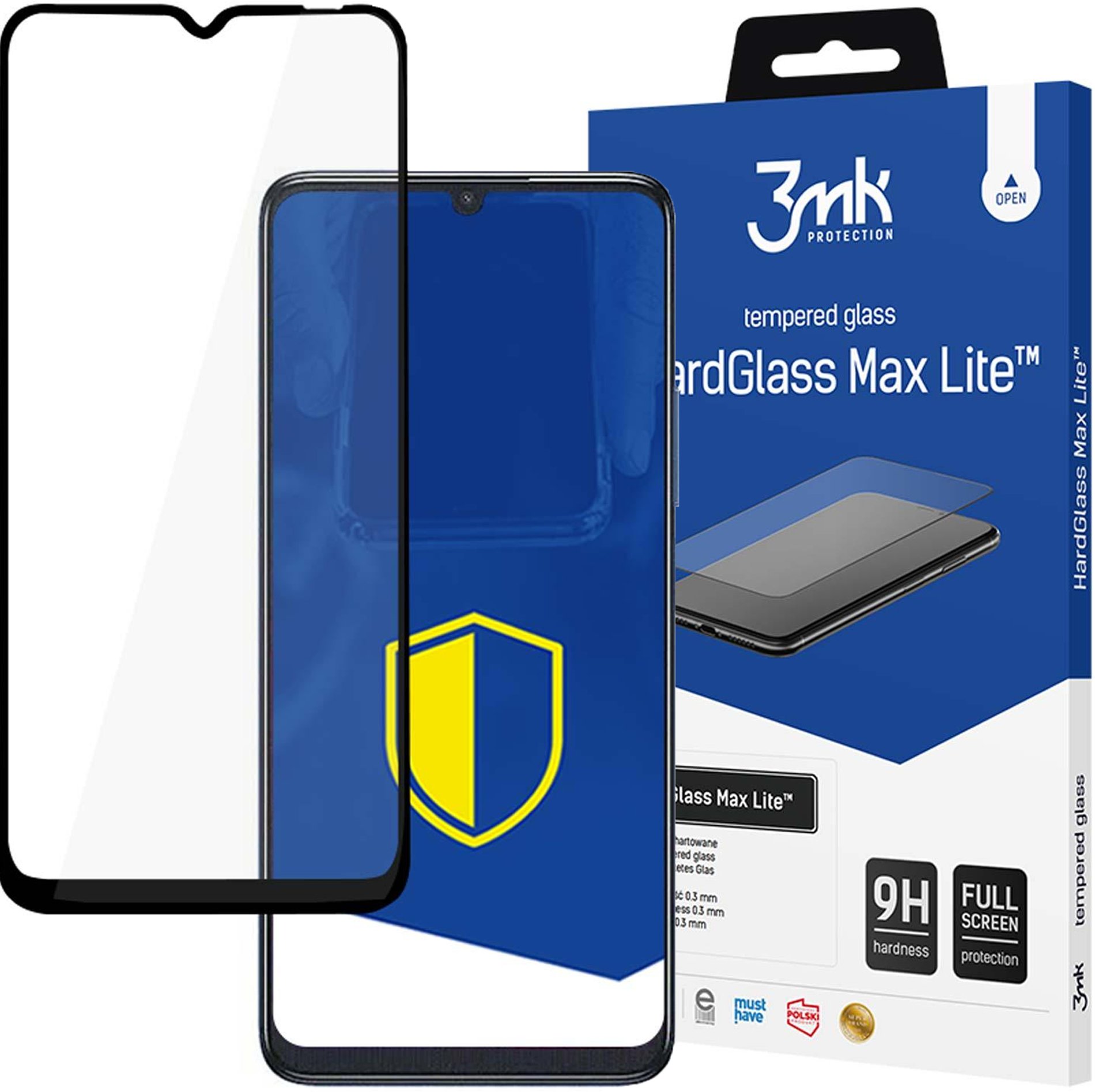 TCL 505 - 3MK HARDGLASS MAX LITE BLACK