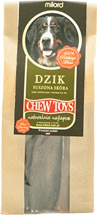 Gryzak dla psa - suszona skóra dzika 200 g