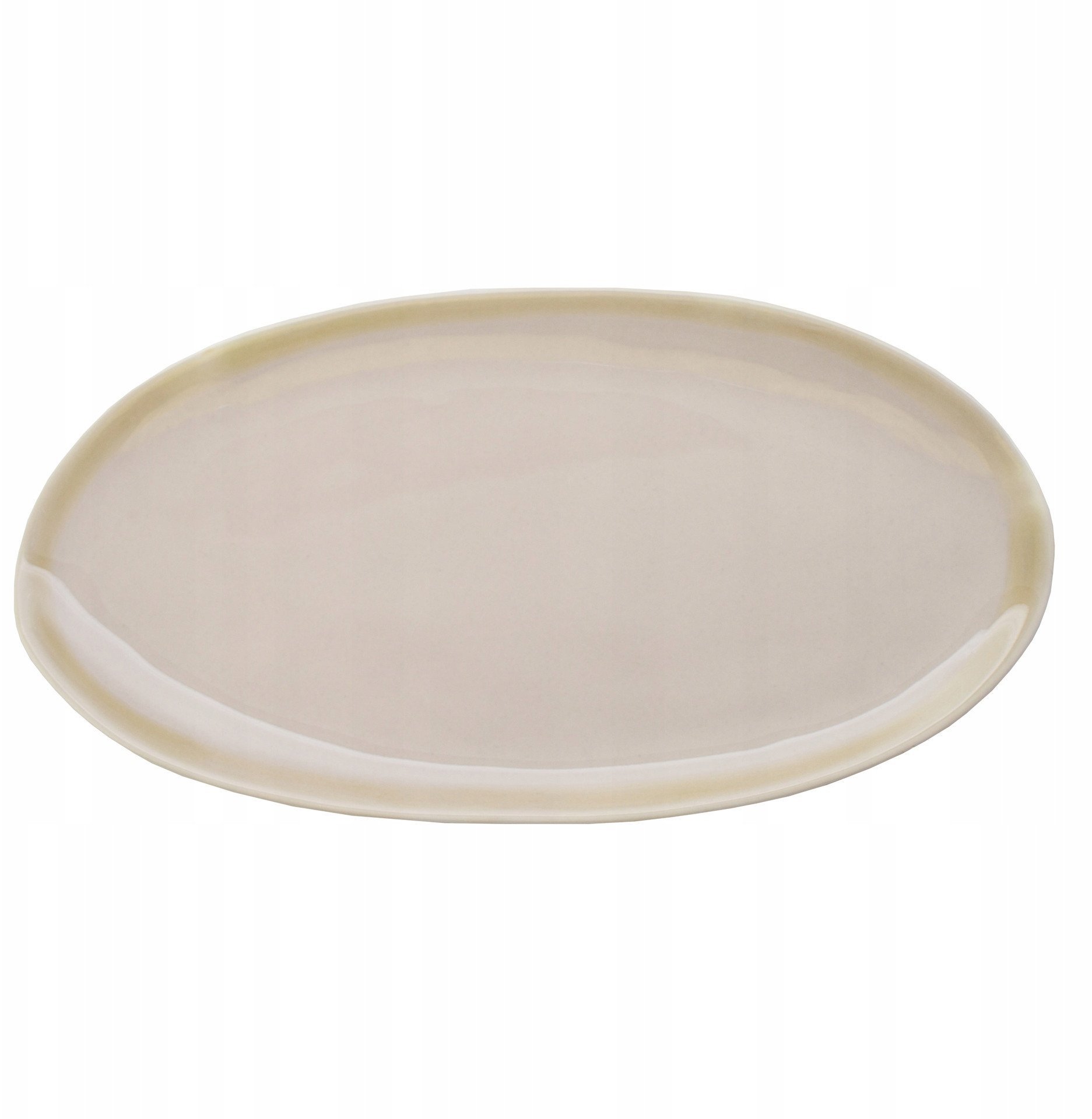 ETER Talerz owalny 26,5x14 cm, beżowy
