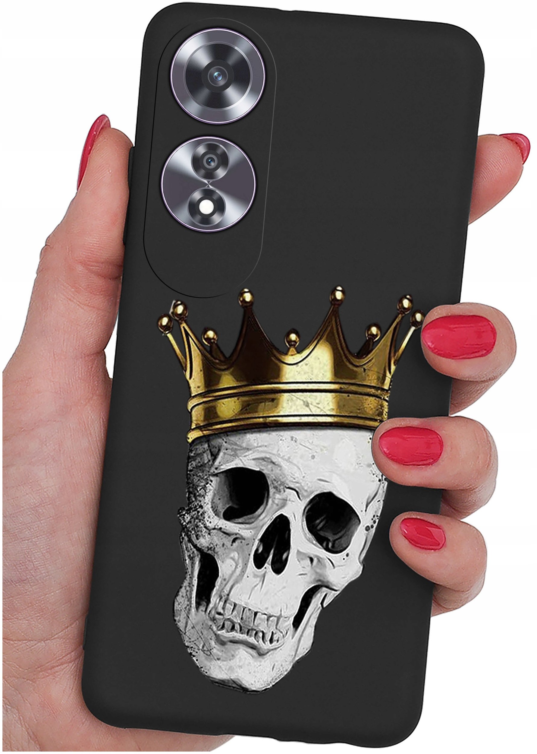 Etui do Oppo A60 4G WZORY |SILIKONOWE MATT CASE + SZKŁO 9H