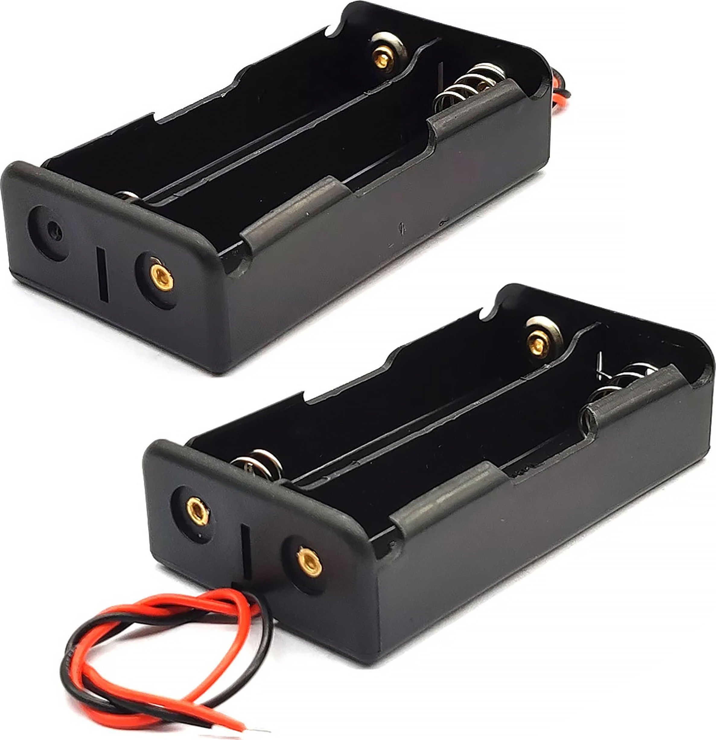 Rosfix ROSFIX KOSZYK NA BATERIE 2 X AKUMULATOR 18650 POŁĄCZONE SZEREGOWE PRZEWODY