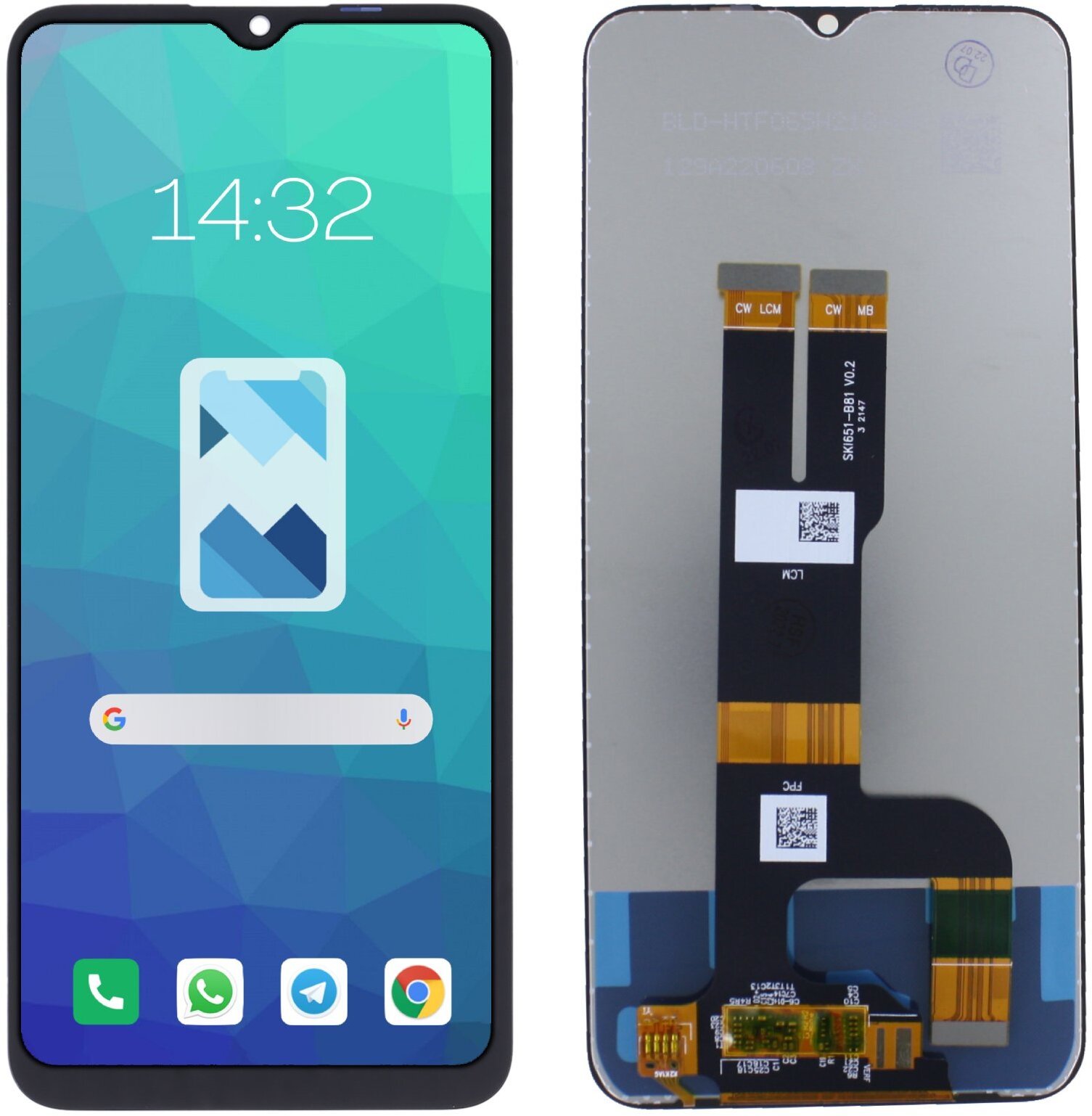 Wyświetlacz LCD Ekran do REALME C31 Czarny