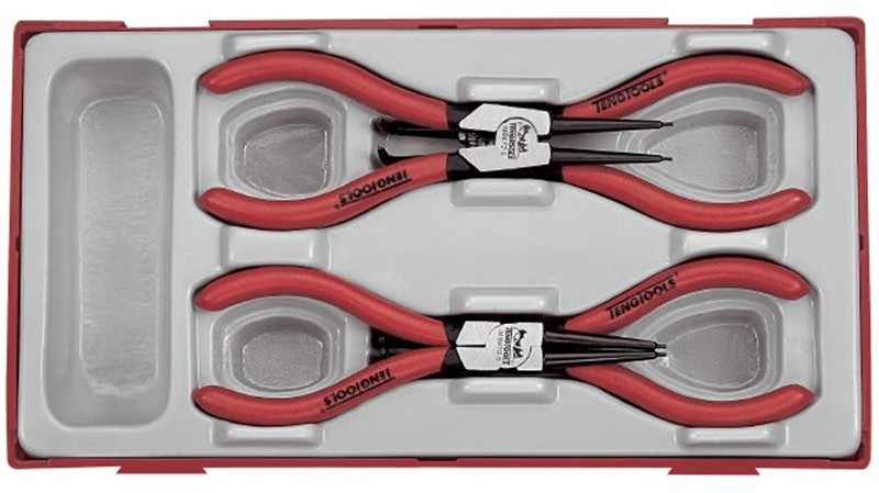 Teng Tools 4-elementowy zestaw szczypiec do wewn. i zewn. pierścieni osadczych - 112520101