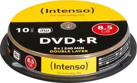 Intenso DVD+R DL 8.5 GB 8x 10 sztuk (4311142)