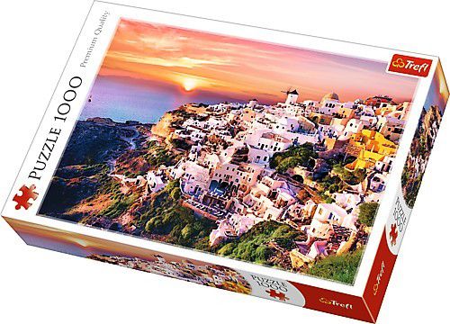 Trefl Puzzle Zachód słońca nad Santorini 1000 el. (10435)