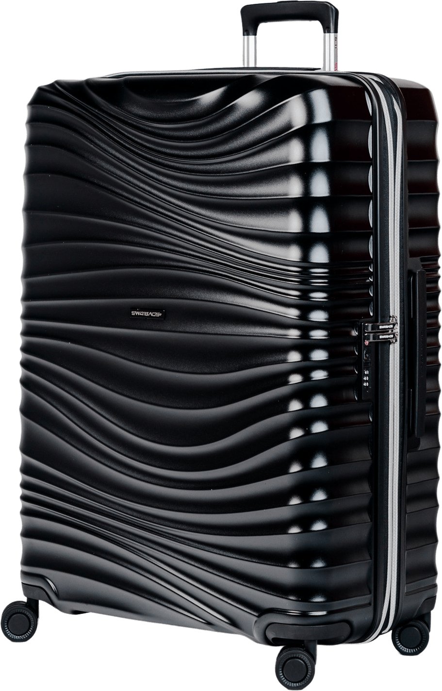 Duża walizka SwissBags Cruise 75 cm czarny Uniwersalny