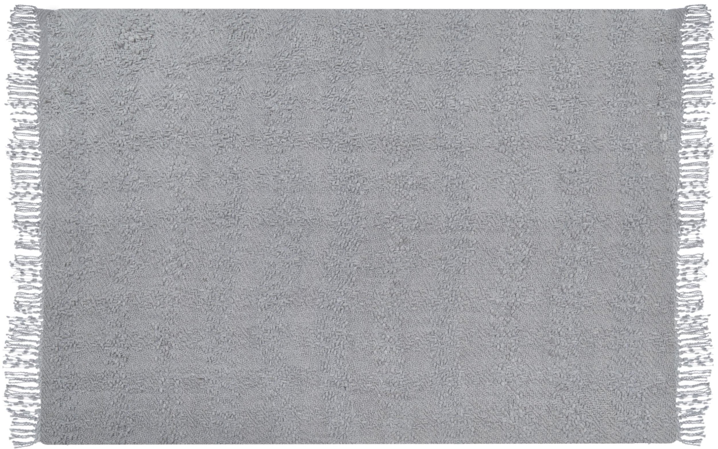 Beliani Koc VELLA Bawełna 150 x 200 cm Szary